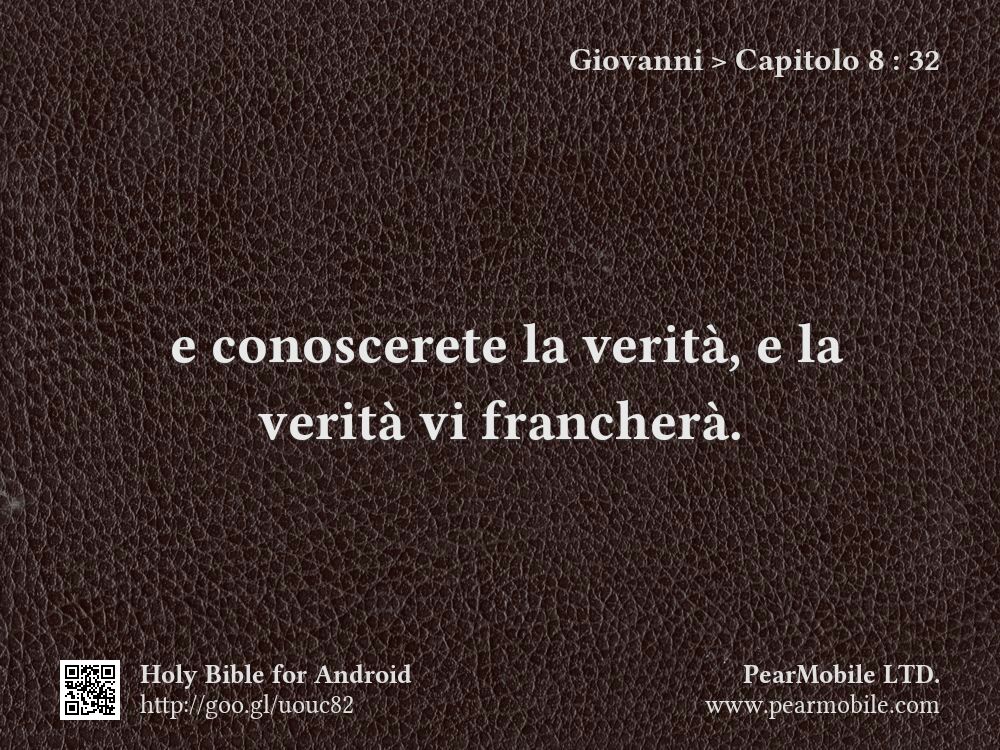 Giovanni, Capitolo 8:32